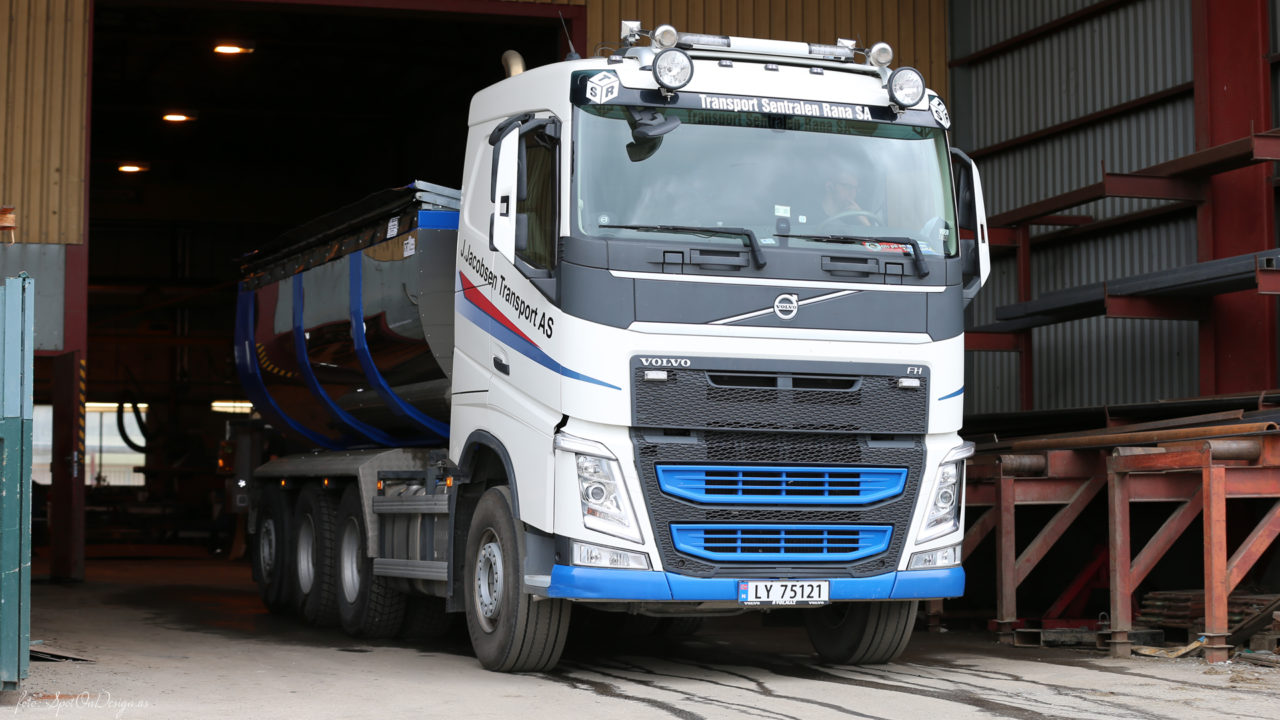 Asfaltbalje/Asfalttraug i Hardox 450 Stål levert · Kunde: J. Jacobsen Transport AS, Mo i Rana